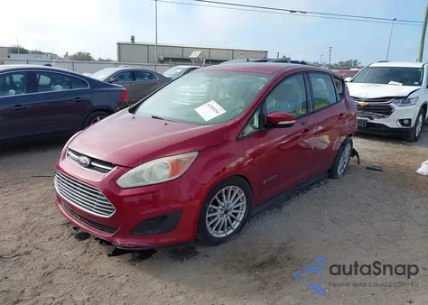 2014 Ford C-Max Hybrid Se из США, поврежденный, VIN 1FADP5AU1EL502801